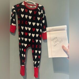 Little Sleepies Crescent Zippy X and O